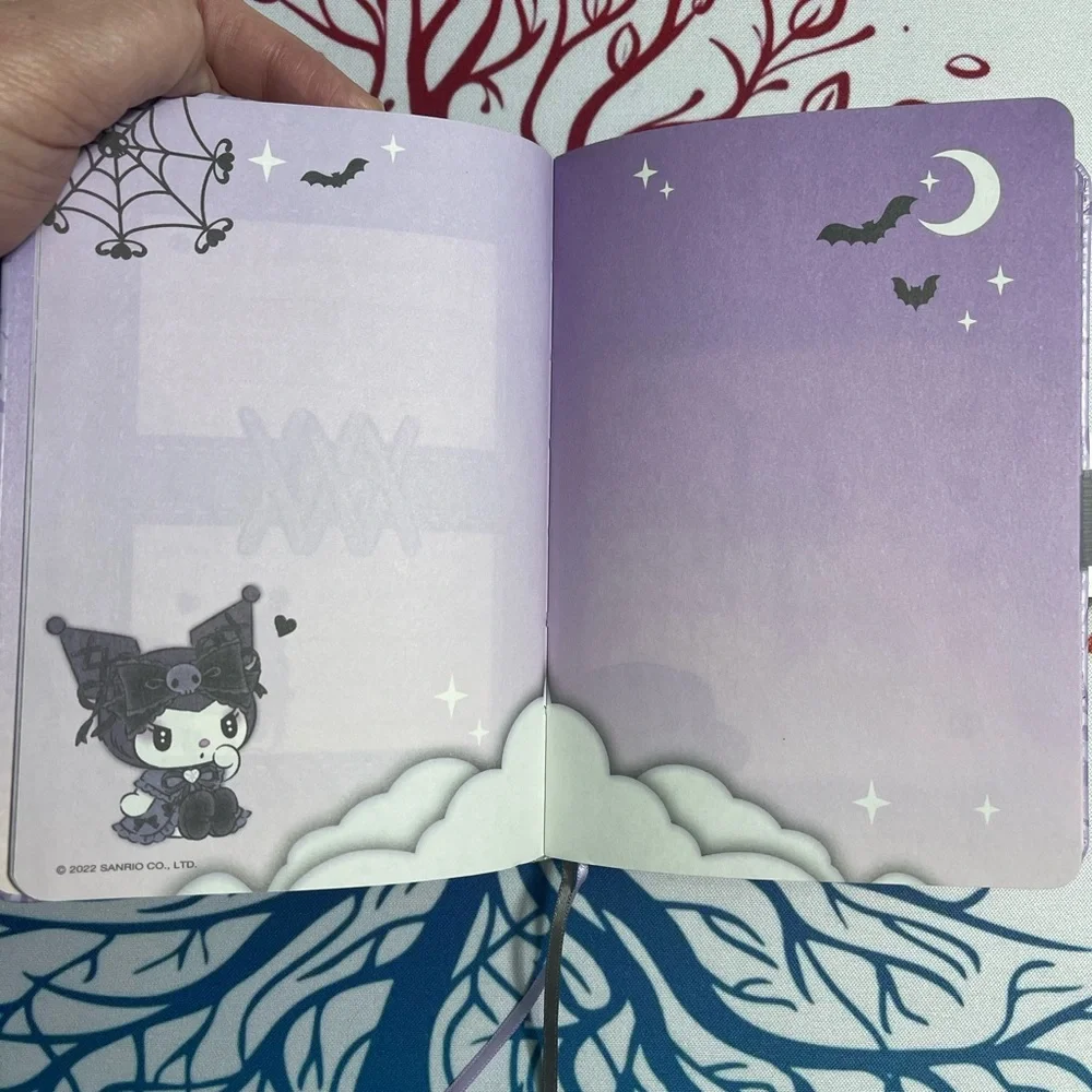 Sanrio Lolita Kuromi A6 Planner - Purple and Black